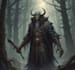 create a dark, horror, underground art illustration