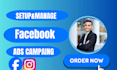 facebook page create and setup and ads campaign