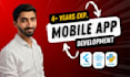 do mobile app development, android and ios app in flutter