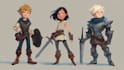 design and draw 2d characters