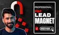 create professional lead magnet design, pdf lead magnet