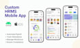 develop a custom hrms and automated payroll system with a mobile app