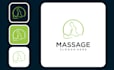 do professional massage and therapy logo design
