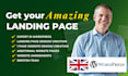 design a wordpress landing page or one page website