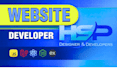 build a modern responsive website as a full stack developer