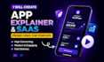 create app explainer and saas promo video for startups