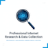 professional internet research and web data collection
