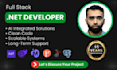 develop dot net core backend, rest apis, sql  server database