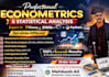 do econometrics and time series analysis using eviews, stata