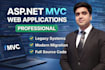 develop professional asp net mvc web applications