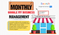 monthly google my business management, optimization