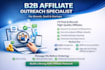 do b2b affiliate outreach for startup follow up and reply