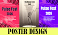 create modern and eye catching poster design