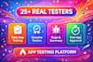 provide 12 tester google play testers android app testing