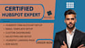setup hubspot crm, email template setup, hubspot landing page