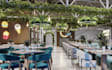 modify restaurant floor plan, 3d interior basement design, modern bar rendering