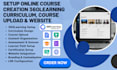 setup online course creation, 360learning, curriculum, course upload, website