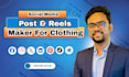 be your social media post and reels maker for clothing