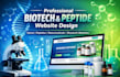 design peptide website supplement website research peptide nutraceutical website