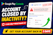 help you verify and reactivate closed play console account