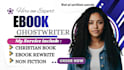 ghostwrite rewrite ebook christians sermons self help nonfiction memoir book