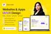 create figma UI UX design for interior design studio