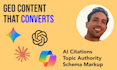 get you cited by ai through expert aeo and GEO content