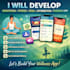 develop meditation app, fitness, yoga app, affirmation app, therapy app
