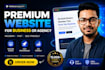 build premium animated website for business or agency