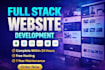 develop a professional full stack mern website within 24hr