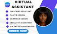 canva virtual assistant personal assistant social media manager canva design