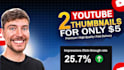 design professional youtube thumbnail