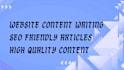 write SEO blog posts for affiliate websites