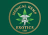 create medical hemp cbd marijuana exotics logo
