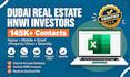 provide dubai real estate investors leads database
