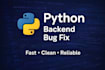 fix backend bugs, automate tasks and solve python issues