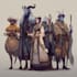 design your dnd group party illustration