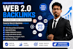create high quality web 2 0 backlinks for SEO