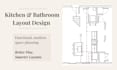 redesign your kitchen or bathroom layout