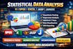 do statistical data analysis in rstudio, spss, excel, stata, and jamovi