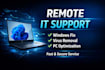 fix windows errors, crashes, and slow performance remotely