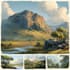 do a fantasy environment, landscape design
