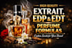 create high quality extrait, edp and edt perfume formulas