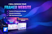 design and redesign framer website