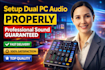 setup tc helicon goxlr for dual PC streaming or recording