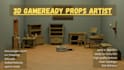 create stylized low poly 3d game assets and props