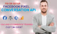 setup and fix facebook pixel with conversion tracking