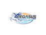 create creative good looking pegasus and pool service logo design