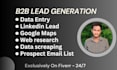 do b2b lead generation, linkedin lead, google maps leads