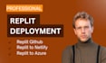 deploy replit to netlify github aws azure export replit code to github